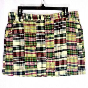 Y2k Micro Mini Skirt Old Navy Sz 10 Large Plaid Preppy Academia Low Rise‎ Grunge